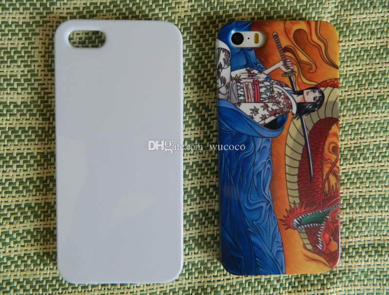 For iPhone 5/5S/SE DIY blank sublimation custom photos case Full area printable glossy Matte case Free shipping DHL/Fedex
