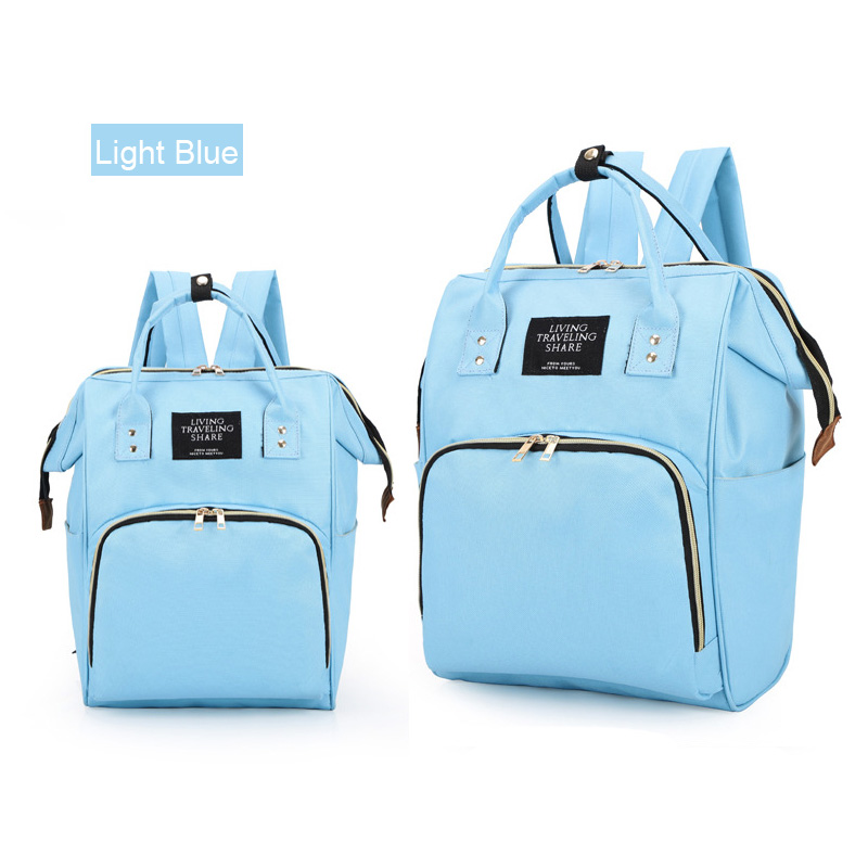 Simple Large Capacity Diaper Bag Backpack