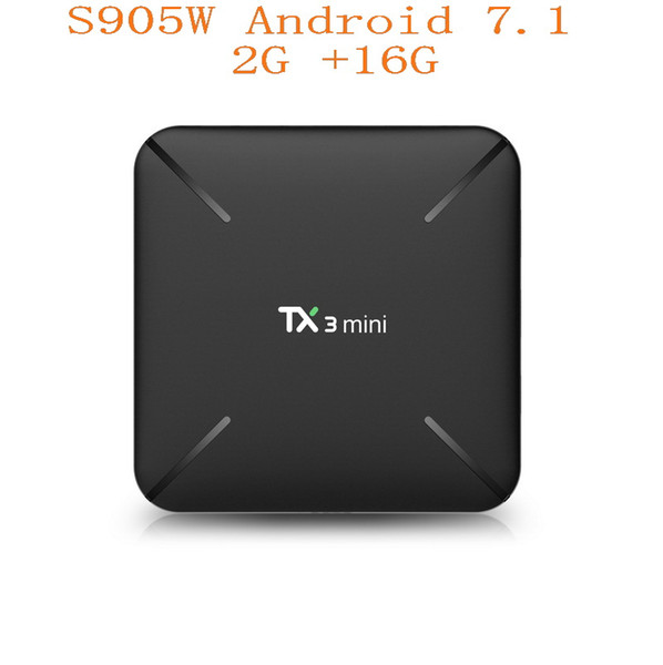 new tx3 mini android 7.1 tv box 2gb16gb amlogic s905w quad core 2.4ghz wifi google play store netflix media player smart tv box