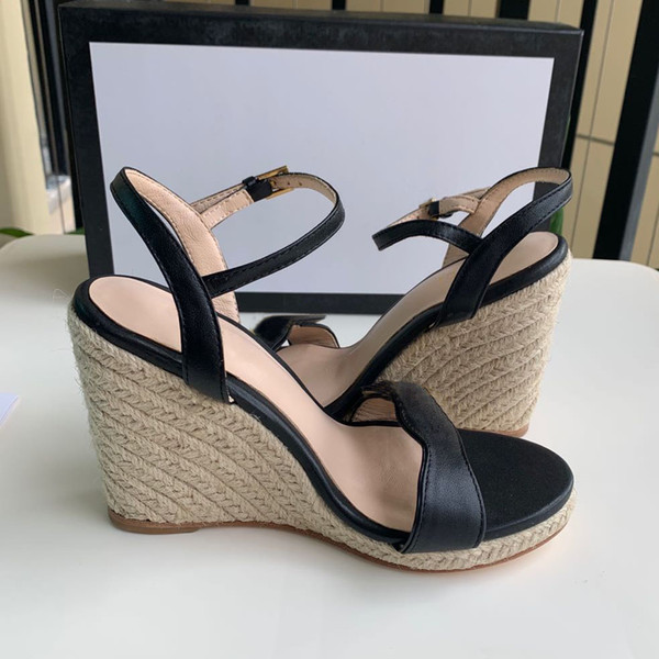 2020 Slippers Sandals High heel Slides Best Quality Designer Shoes Animal Design Huaraches Flip Flops Loafers For women by shoe