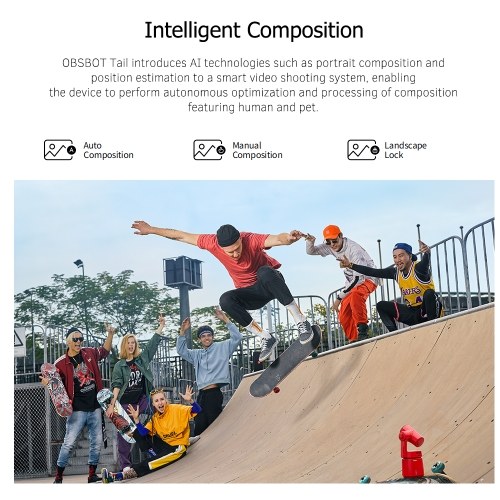 Caméscope portable OBSBOT Tail AI Camera