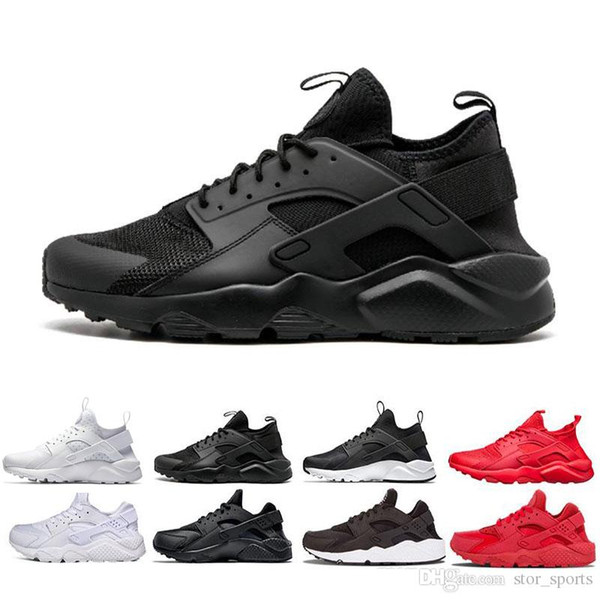 air huarache 4.0 1.0 classical triple white black red men women huarache shoes huaraches sports sneakers running shoes size eur 36-45