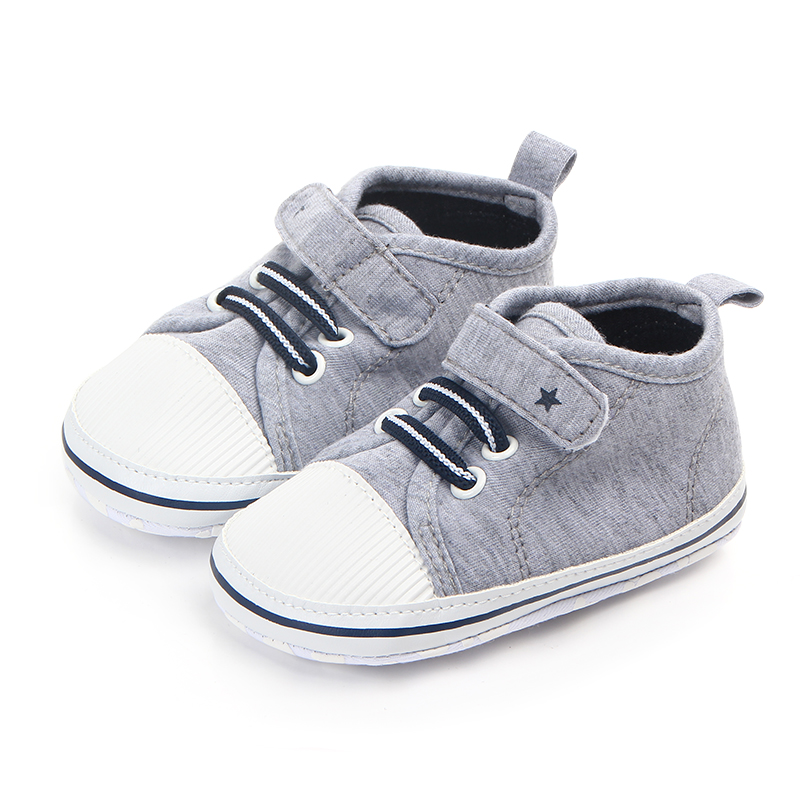 Baby / Toddler Stars Print Solid Prewalker Shoes