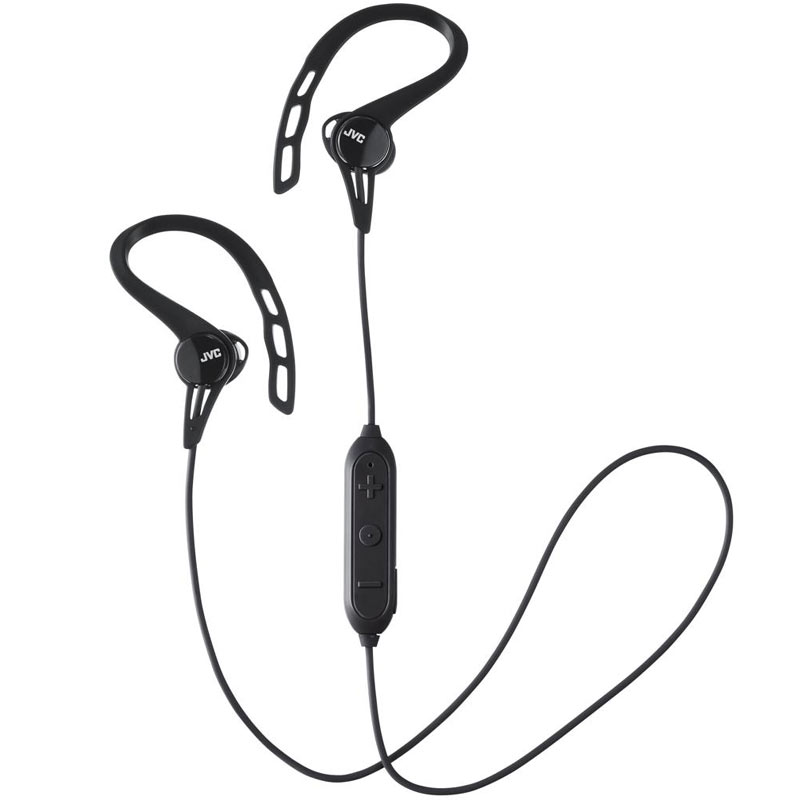 JVC Sports Wireless In Ear Headphones with Ear Clip - Black