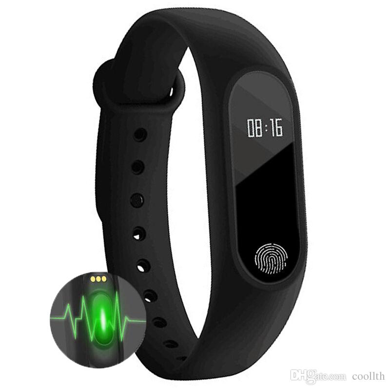 Smart Band Wristband M2 Waterproof Heart Rate Bracelet Smartband Bluetooth Fitness Tracker Oled Touchpad