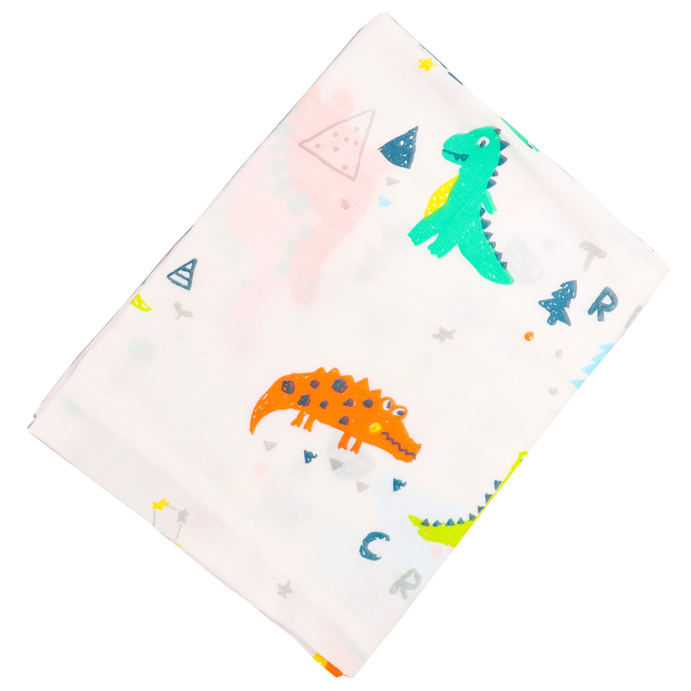 Cartoon Print Muslin Cotton Baby Blanket