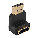 Adaptateur HDMI à HDMI femelle 90 degrés