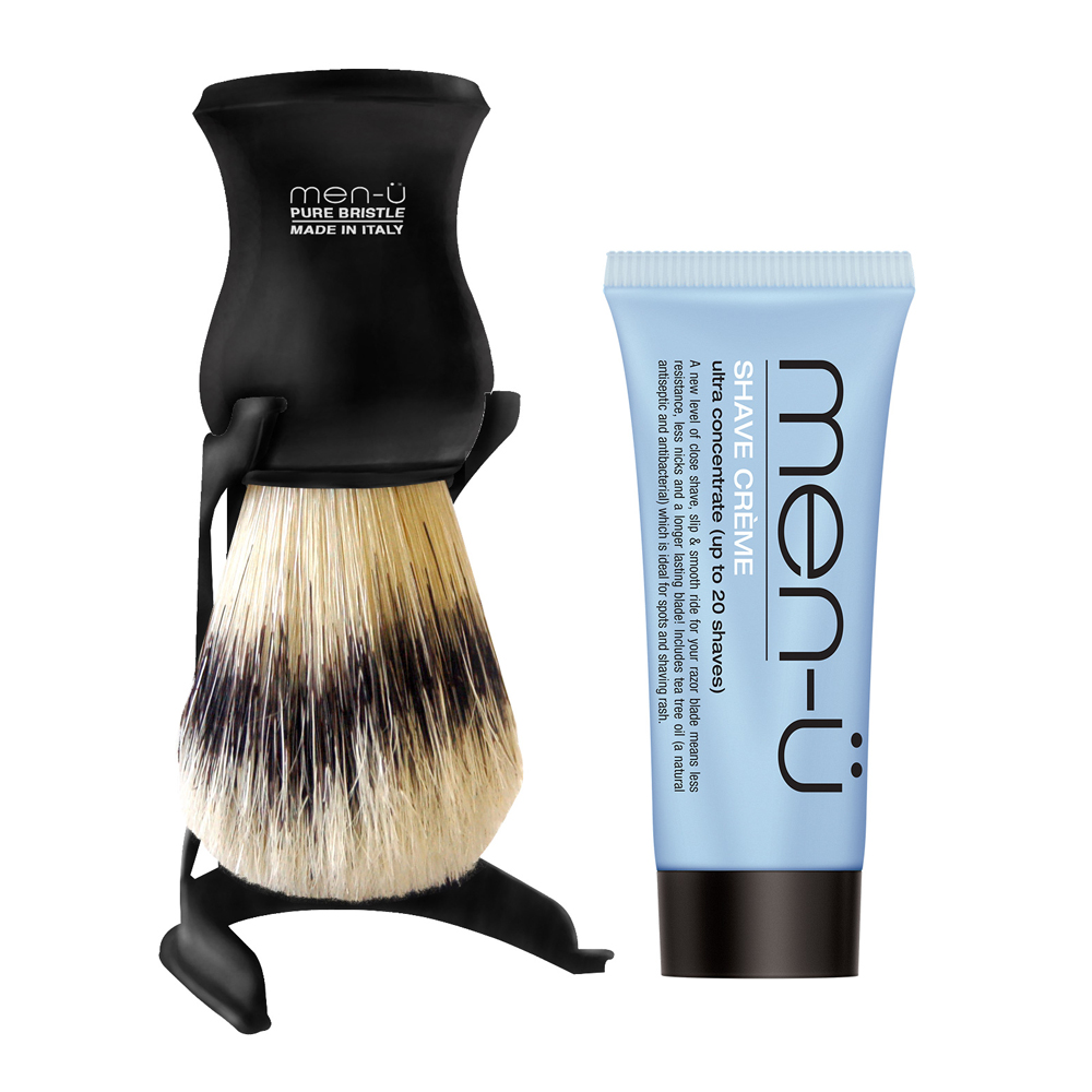 men-u pure bristle shaving brush