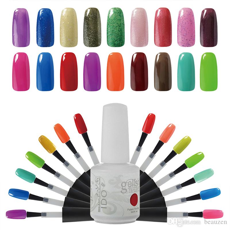 Gel Nails Base Top Gel IDO Nail Art 15ml 299 Colors UV Lamp Choose Any 1 Colors Base Coat Top Off Manicure Tips