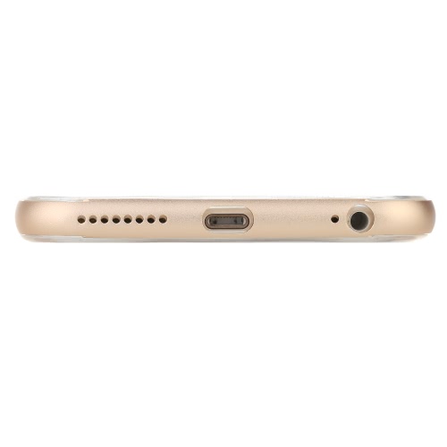 Armature en métal KKmoon + TPU téléphone cas couvrir coque protectrice pour iPhone 6 Plus 6 s Plus respectueux de l'environnement matériel élégant Portable ultra-mince anti-rayures anti-poussière Durable