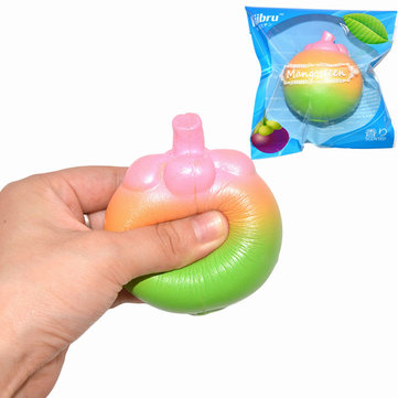 Kiibru Kawaii Squishy Rainbow Mangosteen Soft Slow Rising