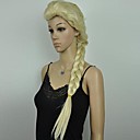 les films de femmes de la neige glacée perruques reine elsa tissage blond tresse de cosplay