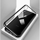 Case For Apple iPhone X / iPhone 8 / iPhone 8 Plus Shockproof / Transparent / Magnetic Full Body Cases Solid Colored Hard Tempered Glass / Metal for iPhone X / iPhone 8 Plus / iPhone 8