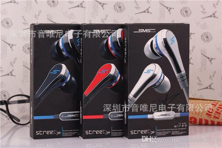 200pcs Mini 50 cent with mic and mute button Audio 50 cent In-Ear headphones earphone STREET by 50 Cent with package