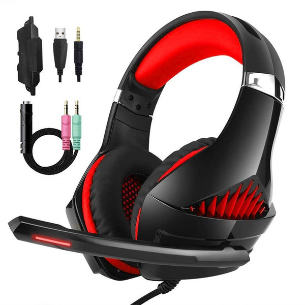 blade lighting games headphone 3d stereo surround sound with microphone led light gamer luminous headphone for ps4 pc tablet lap g2000
