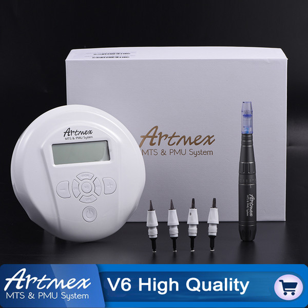 Artmex V6 Professional semi permanent makeup machine Tattoo kits MTS PMU System Derma Pen Eyebrow lip tattoo pen