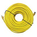 Câble Ethernet réseau externe jaune 20 m Cat5e 100% cuivre RJ45 de qualité supérieure Mar24