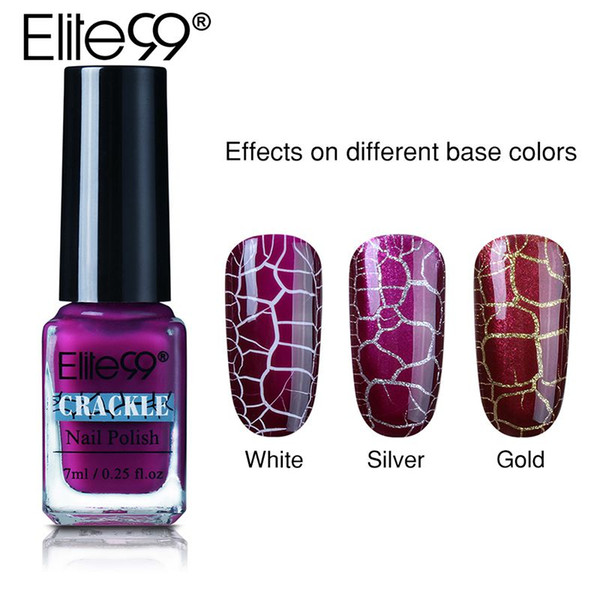 elite99 38pcs/lot soak off crackle nail polish perfect cracking nail lacquer primer quick drying diy beauty art design tool