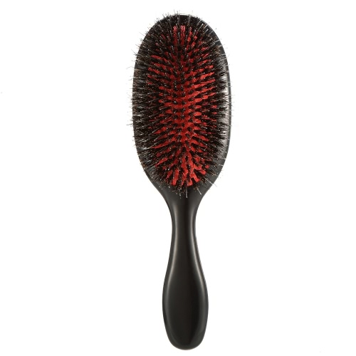 Boar Bristle & Nylon Hair Brush Oval Anti-static Paddle Comb Scalp Massage Hair Care Tool