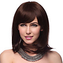 Capless moyen Droite 100% Human Hair Wigs avec 2 couleurs au choix