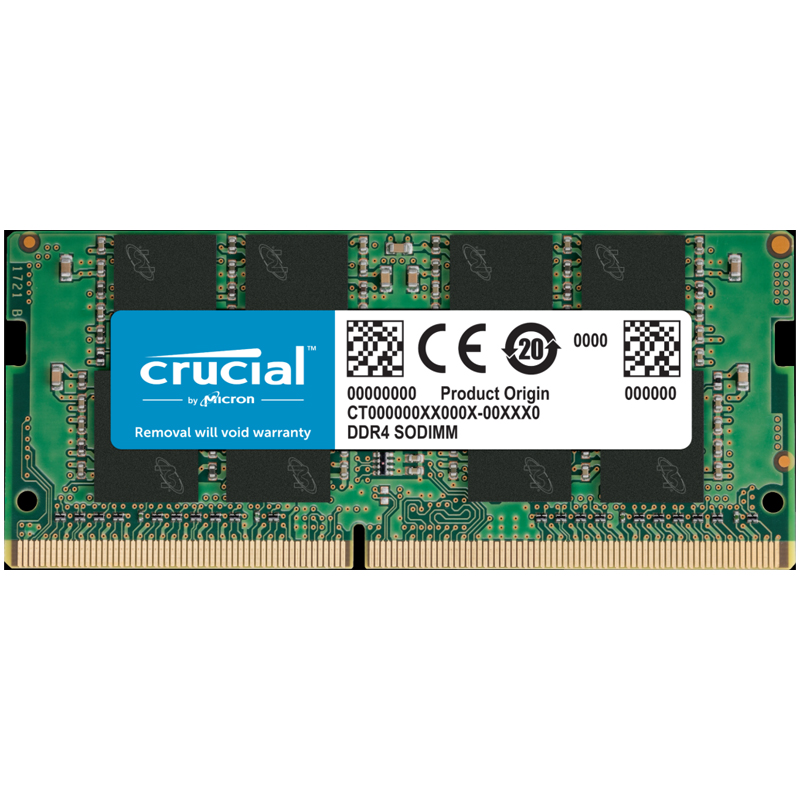 Crucial 8GB (1x8GB) 2400MHz DDR4 260-Pin Nicht-ECC CL17 SO-DIMM Laptop-Speichermodul