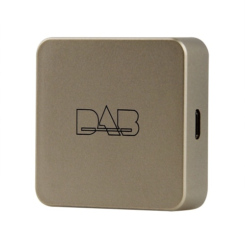 DAB 004 Syntoniseur d'antenne radio numérique DAB Box Transmission FM alimentée par USB pour autoradio Android 5.1 et versions ultérieures (uniquement pour les pays ayant un signal DAB)