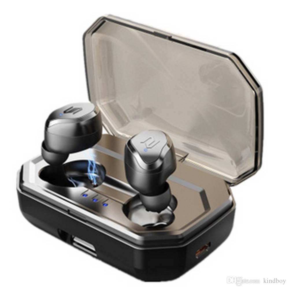 S8 Plus TWS Earphone Wireless Bluetooth Earbuds Touch Control IPX6 Waterproof Earphones Auto Pairing Headset with 3000mAh Charging Box