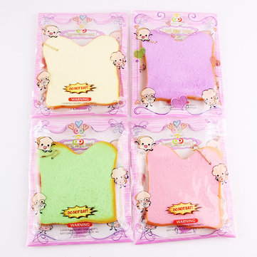 SanQi Elan Jumbo Squishy Toast Slice Piece Slow Rising With Packaging Collection Gift Decor Toy