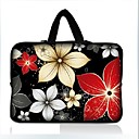 Case Laptop Sleeve fleurs style néoprène pour 10-17 