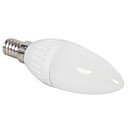 E27 240LM 3W 6000-6500K Natural White Light LED Candle Bulb (220V)