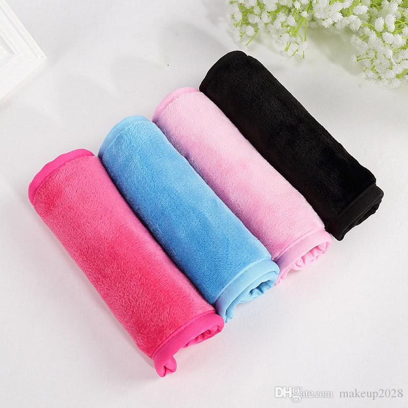 40*17cm Makeup Remover Towels Machine Washable Eco Friendly Clean Mascara Cosmetics With Water Makeup Remover Towel Free DHL