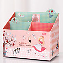 Cute Cartoon Desktop Organizer Box