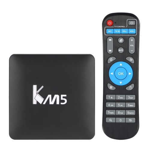 KM5 Android 6.0  S905X  TV Box KODI 17.0  -1G+8G UK Plug
