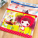 Large Capacity Multi-Functional Cartoon Girl Ziplock Bag(Random Shipping)