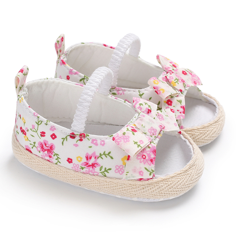 Baby / Toddler Flower Decor Bowknot First Walkers Shoes