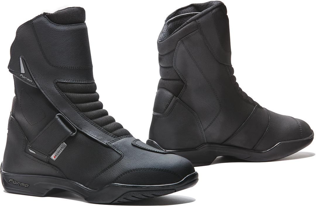 Forma Rival Waterproof Motorcycle Boots, black, Size 43, black, Size 43