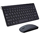 2.4g clavier et souris sans fil mini clavier multimédia combo souris