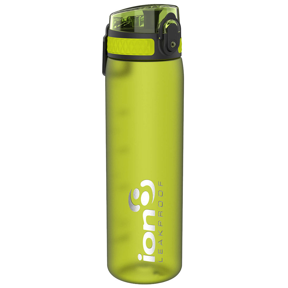 Ion8 Slim Leak Proof One Touch BPA Free Water, Coffee, Sports & Drinks Bottle 500ml - Frosted Green
