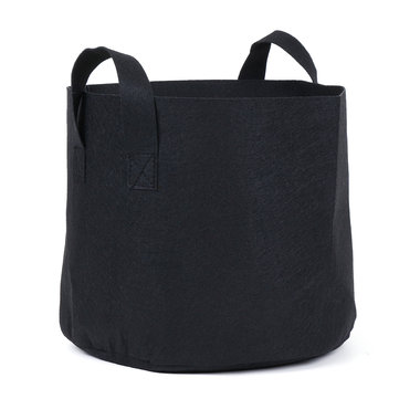 25x30cm 5pcs Felt Garden Grow Bag Pot Easy Drainage Washable Foldable Portable Bag
