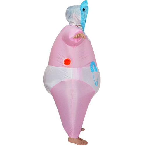 Cute Adult Inflatable Baby Costume Suit Blow Up Fancy Dress Festival Party Inflatable Full Body Outfit Jumpsuit Lovely Inflatable   Costume For Men Women