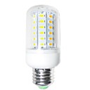 E27 7W 60x5730SMD 1200-1400LM 2800-3200K Warm White Light LED Corn Bulb (AC 220-240V)
