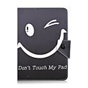 Coque Pour Apple Etanche à la Poussière / Avec Support / Veille / Déverrouillage Automatique Coque Intégrale Carreau vernisé / Mot / Phrase Dur faux cuir pour iPad Air / iPad 4/3/2 / iPad Air 2