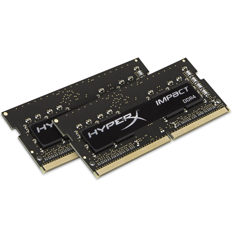 HyperX IMPACT 16GB (2x8GB) 2400MHz DDR4 260-Pin CL14 SODIMM Laptop Memory Module