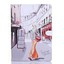 Noctilucent With All My Love Girl Pattern Leather Full Body Case with Stand for iPad Air