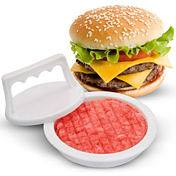 burger presser presse à hamburger galette en plastique maker moule viande boeuf porc agneau fromage halal noix veg veggie burger maker pour barbecue barbecue grill miniinthebox