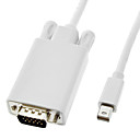 Thunderbolt Male to VGA Male Cable White for MacBook Air/MacBook Pro/iMac/Mac mini(1.8M)