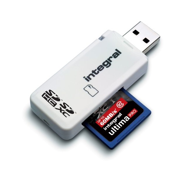 Integral USB SD Card Reader