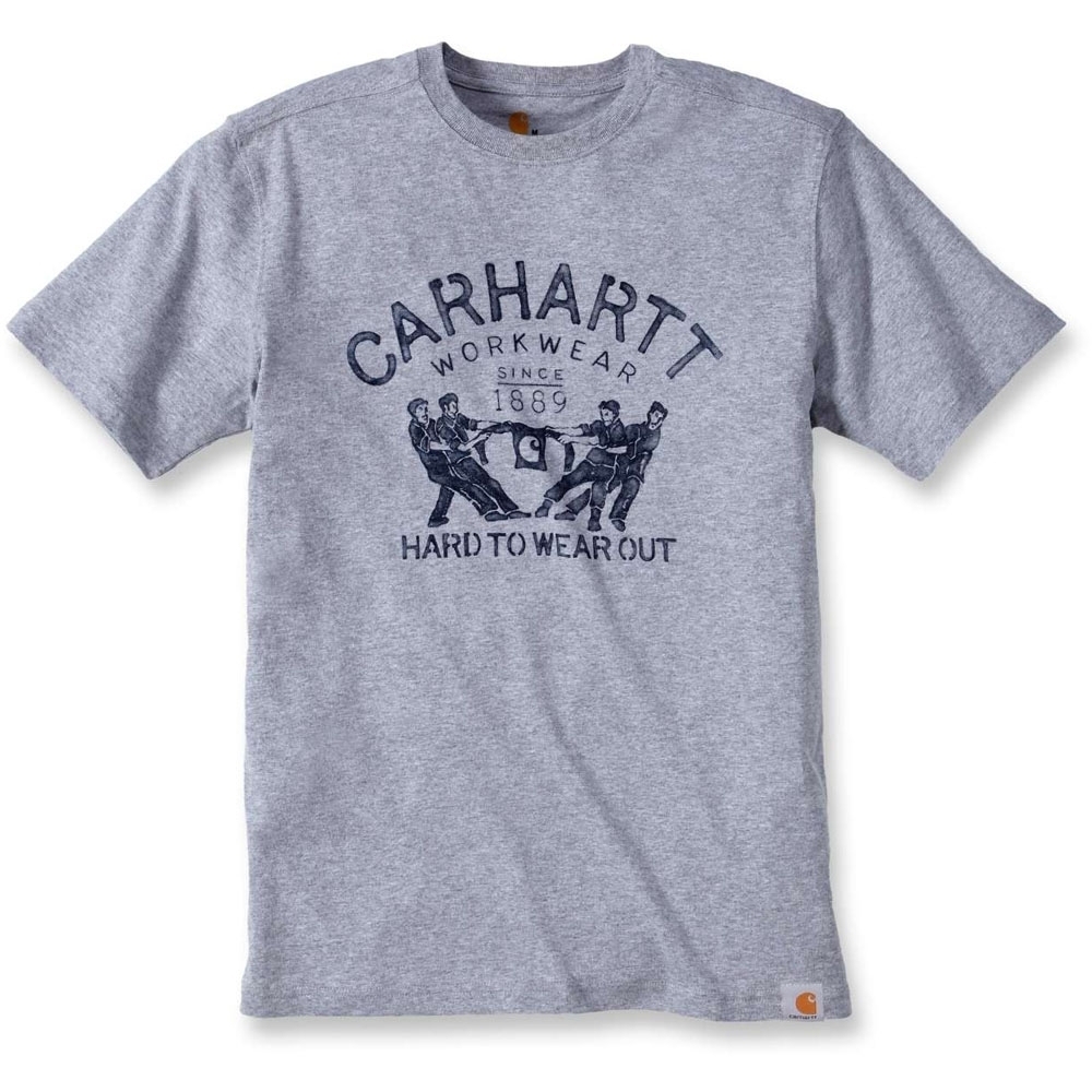 Carhartt Mens Short Sleeve Cotton Hard To Wear Out Graphic T-Shirt XXL - Chest 50-52' (127-132cm)