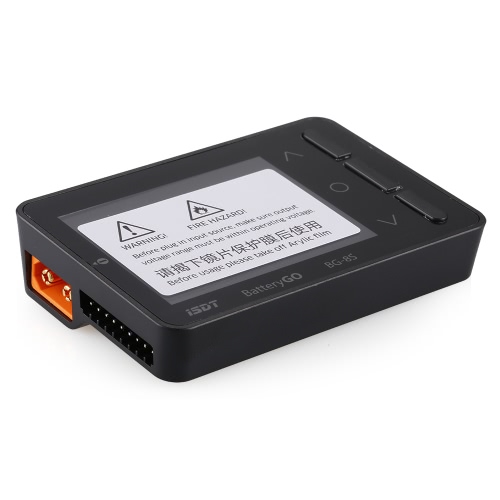 iSDT BG-8S Color Display Dual Support BattGO Smart Battery Checker for LiHv LiPo LiFe NiMH NiCd Pb Battery