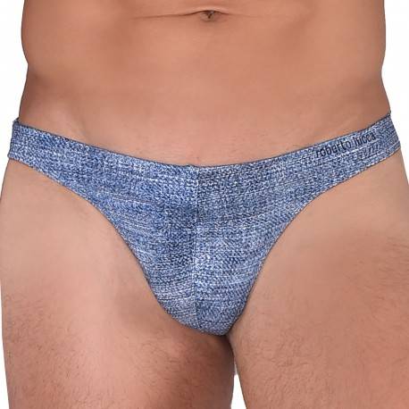 Roberto Lucca Jeans Cotton Thong - Light Denim L
